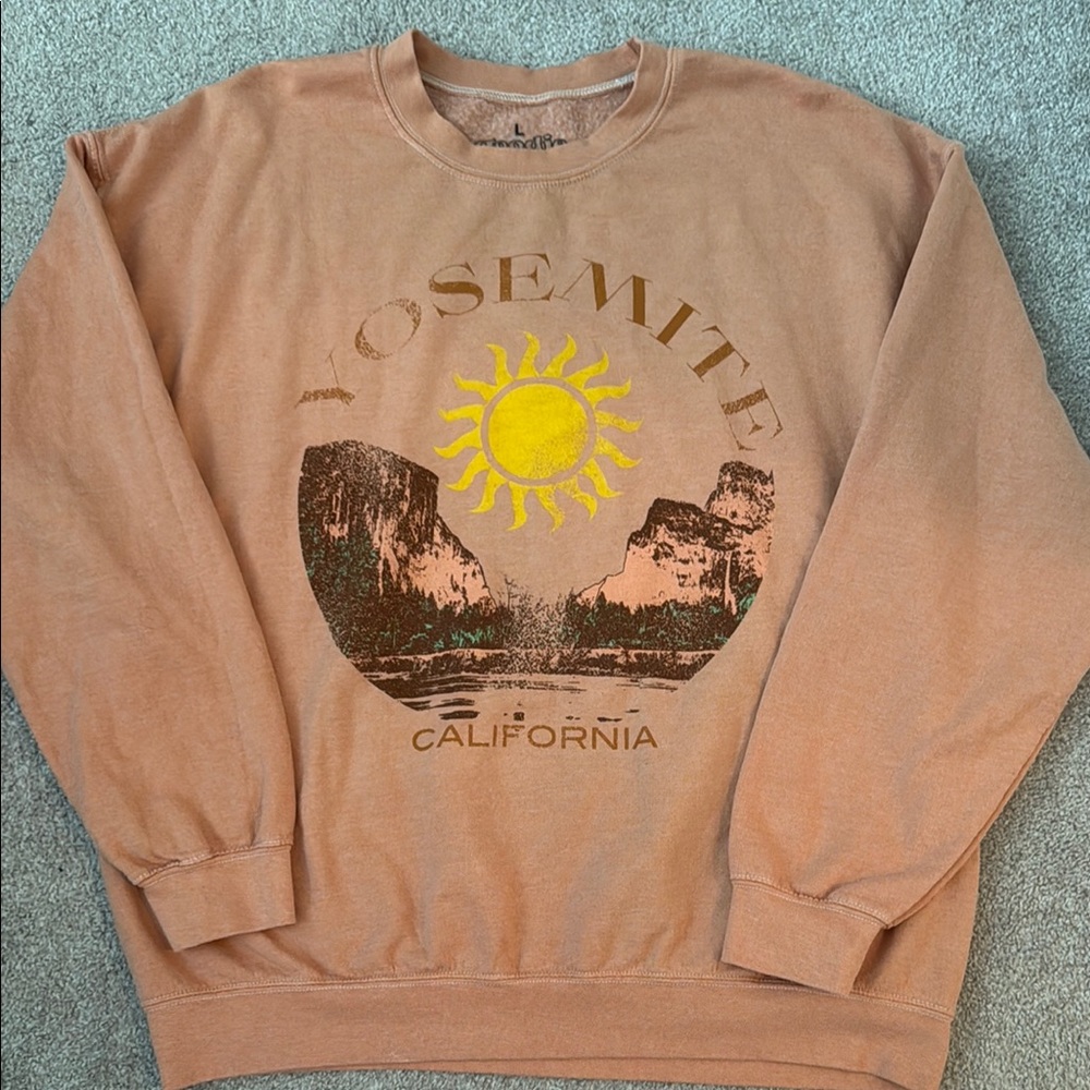 Yosemite California Tan Sweater (Never worn)!